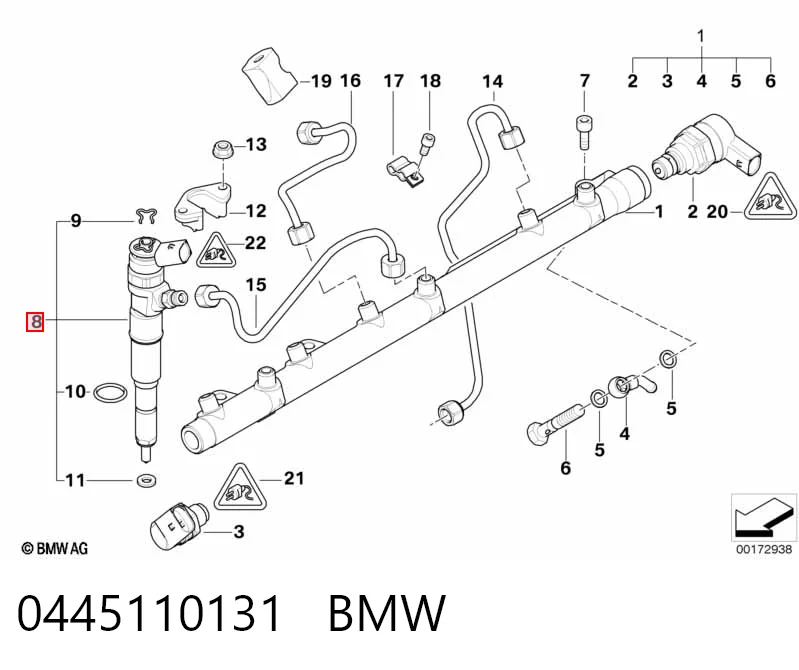 Wtryskiwacz paliwa do BMW 3  E46