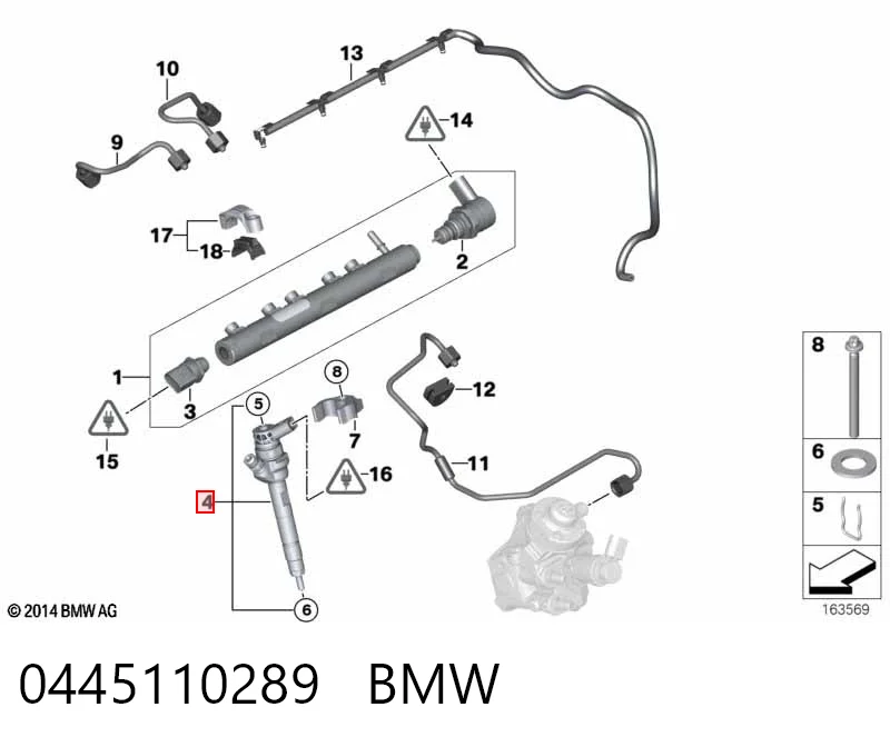 13537798446 VAG Wtryskiwacz paliwa