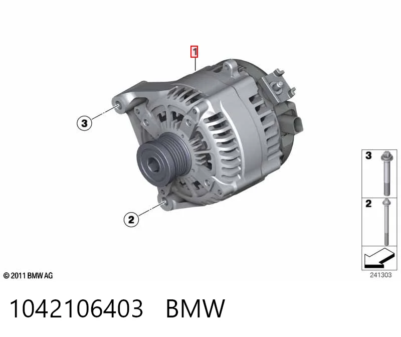 1042106403 BMW Alternator