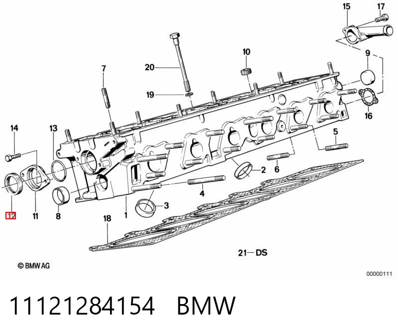 Do koszyka Uszczelniacz wałka rozrządu silnika BMW 5  E34