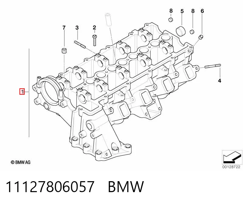 Głowica cylindrów do BMW 5  E60