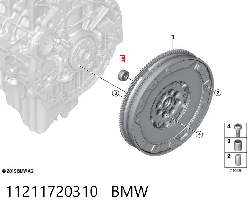 11211720310 BMW Łożysko wyciskowe (oporowe) wału sprzęgłowego