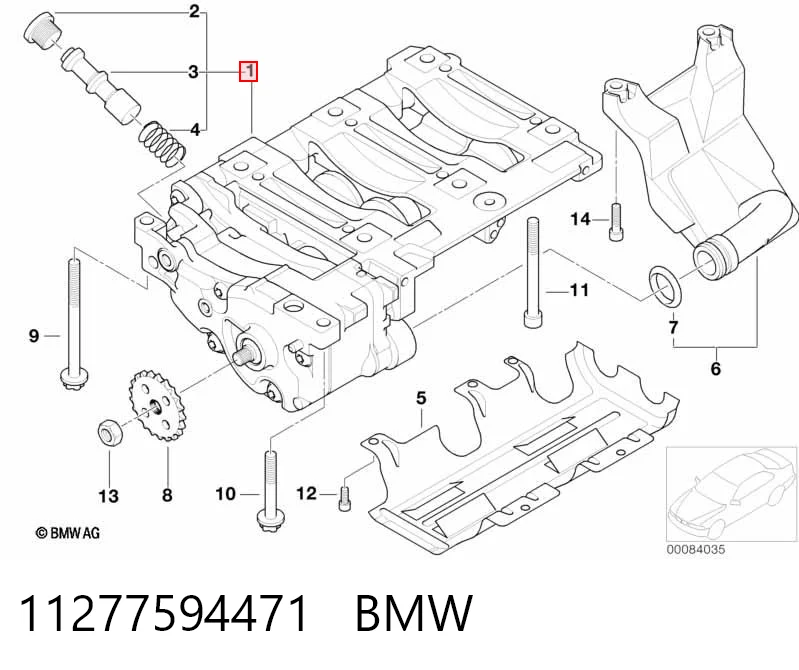 11277594471 BMW Pompa oleju