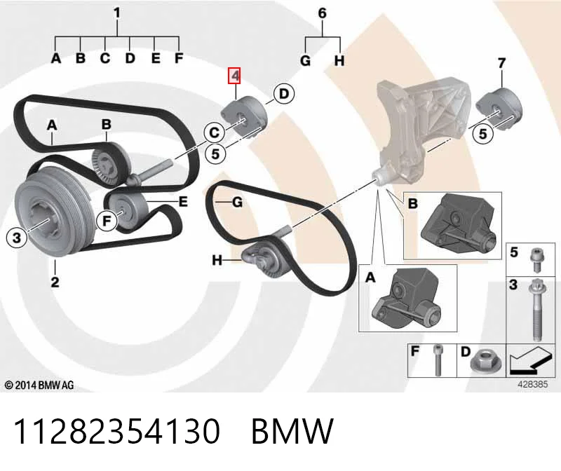 11282354130 BMW Napinacz paska napędowego