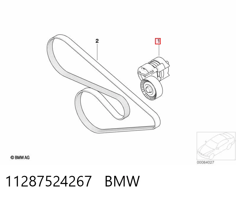 11287524267 BMW Napinacz paska napędowego