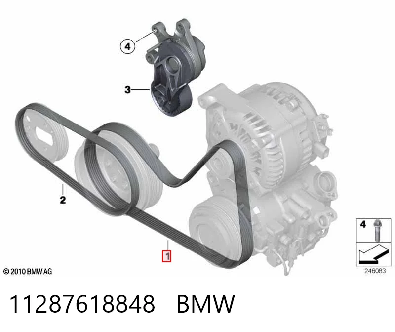 11287618848 BMW Pas napędowy mechanizmów
