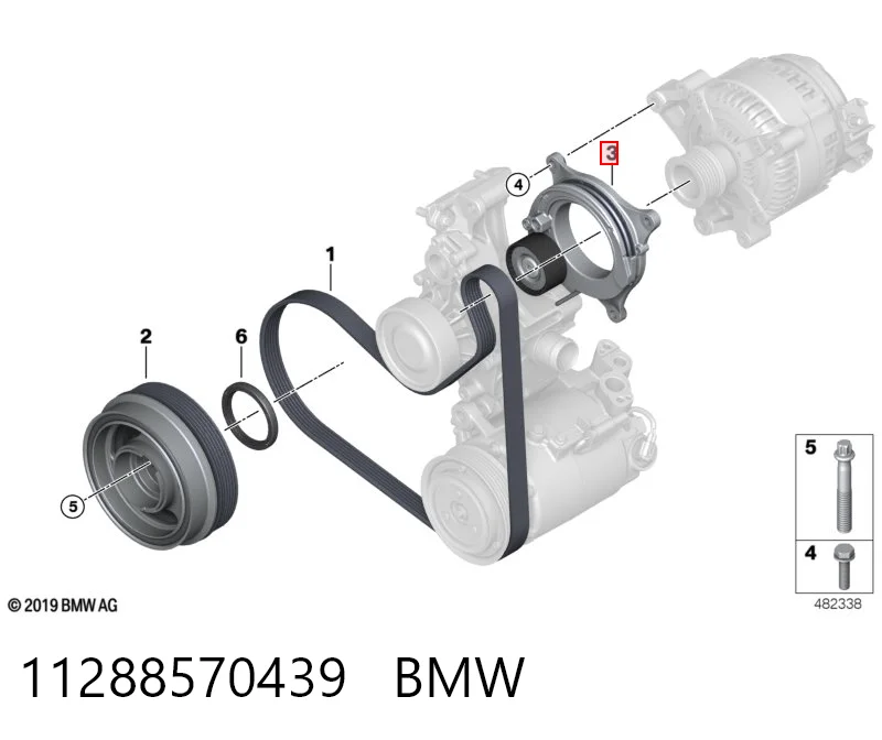 11288570439 BMW Napinacz paska napędowego