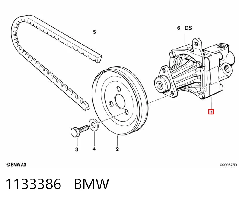 Pompa wspomagania hydraulicznego kierownicy do BMW 7  E32