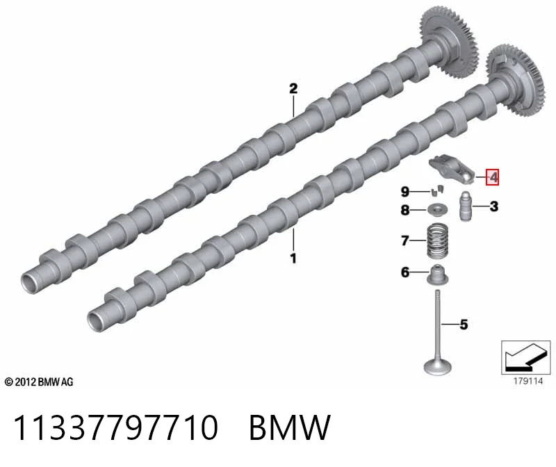 11337797710 BMW Dźwigienka zaworowa