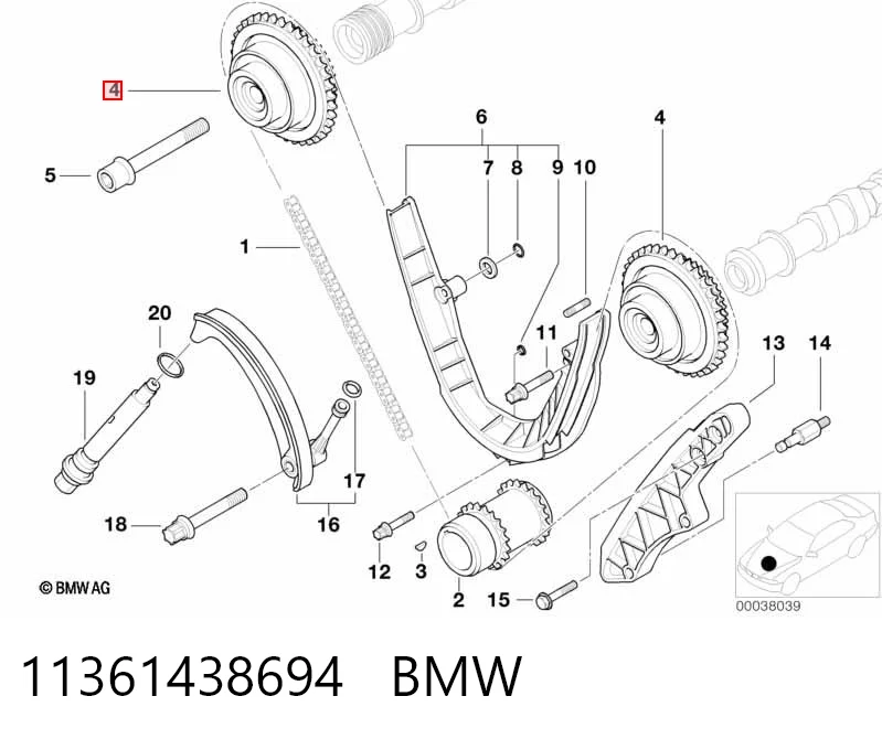 11361438694 BMW