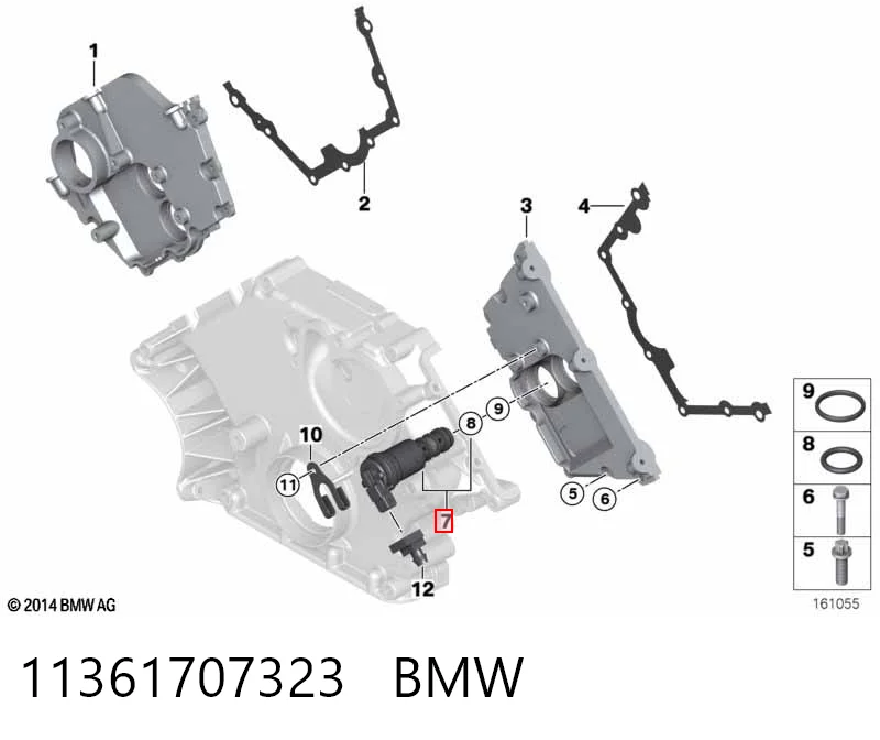11361707323 BMW Zawór elektromagnetyczny faz rozrządu
