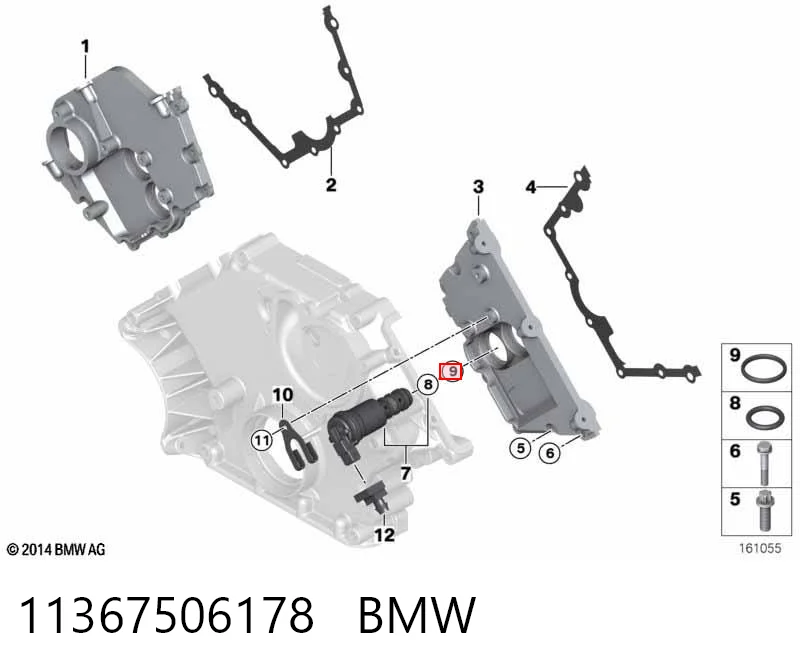 11367506178 BMW Uszczelka regulatora faz rozrządu