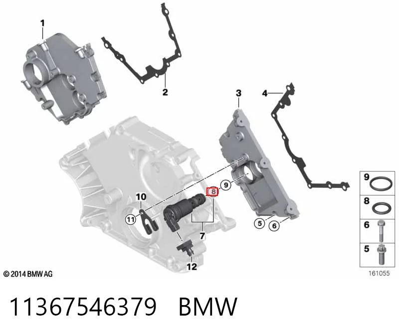 11367546379 BMW Uszczelka regulatora faz rozrządu