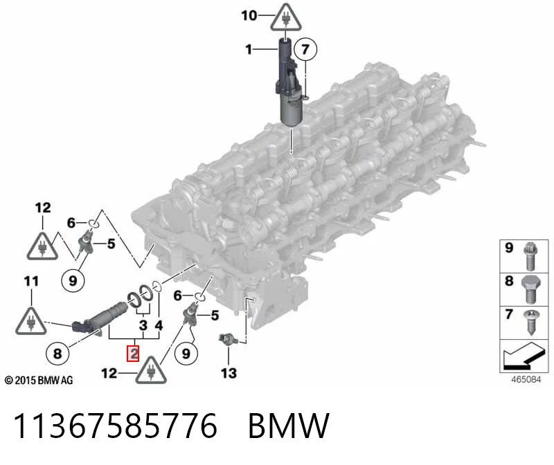 11367585776 BMW Zawór elektromagnetyczny faz rozrządu