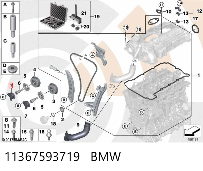 11367593719 BMW Regulator faz rozrządu