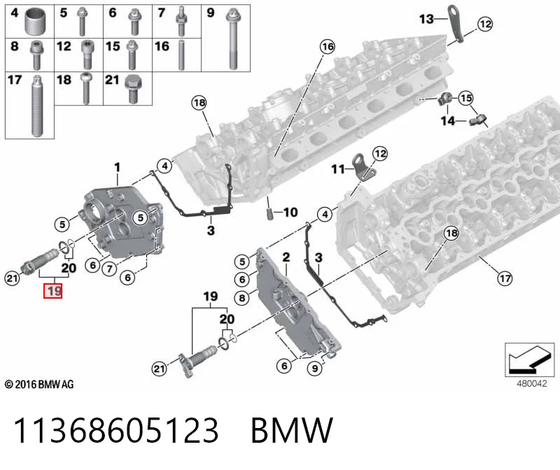 11368605123 BMW Zawór elektromagnetyczny faz rozrządu