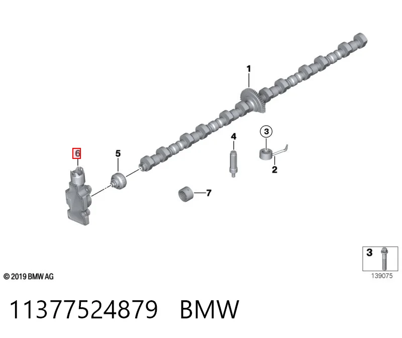 11377524879 BMW Czujnik położenia wałka rozrządu