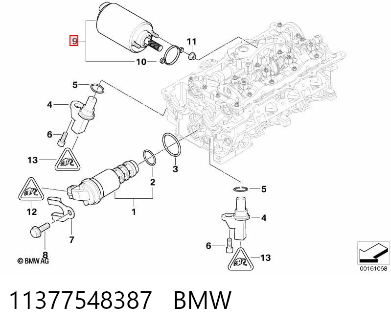 11377548387 BMW Regulator biegu jałowego