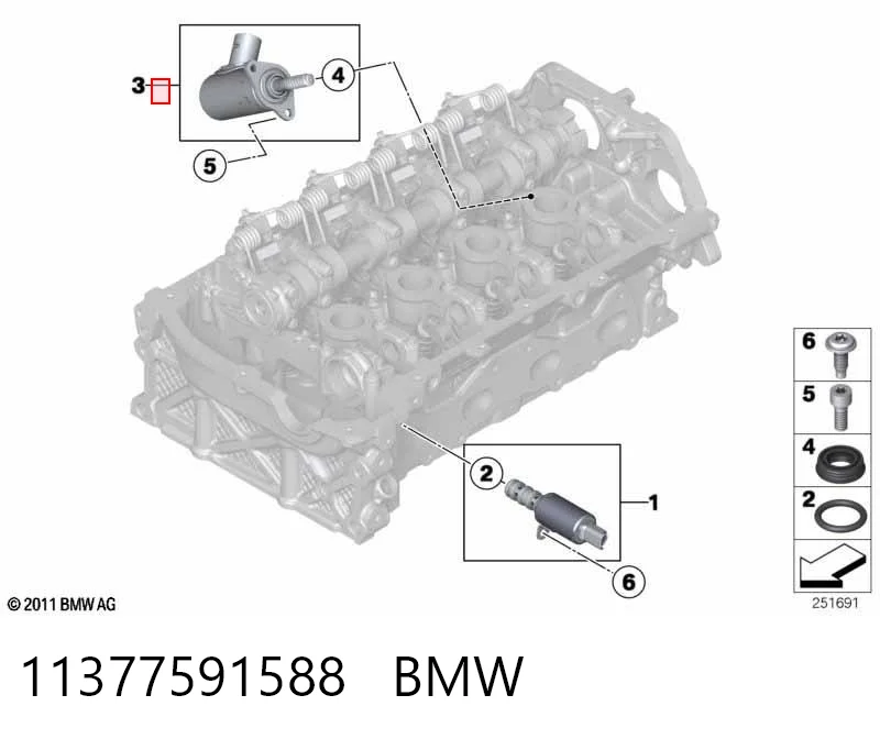 11377591588 BMW Regulator biegu jałowego
