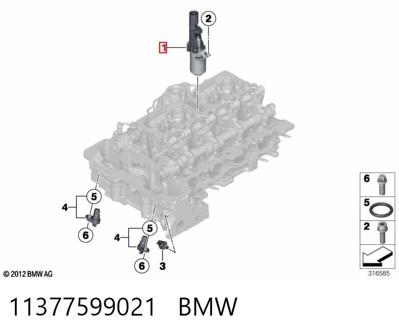 11377599021 BMW Regulator faz rozrządu