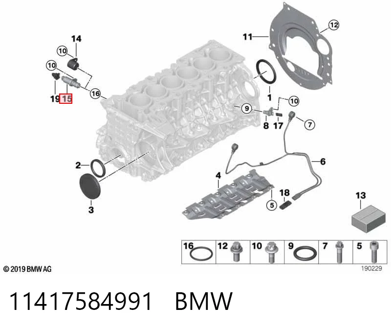 11417584991 BMW Zawór elektromagnetyczny faz rozrządu