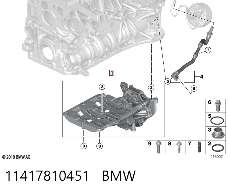 11417810451 BMW Pompa oleju