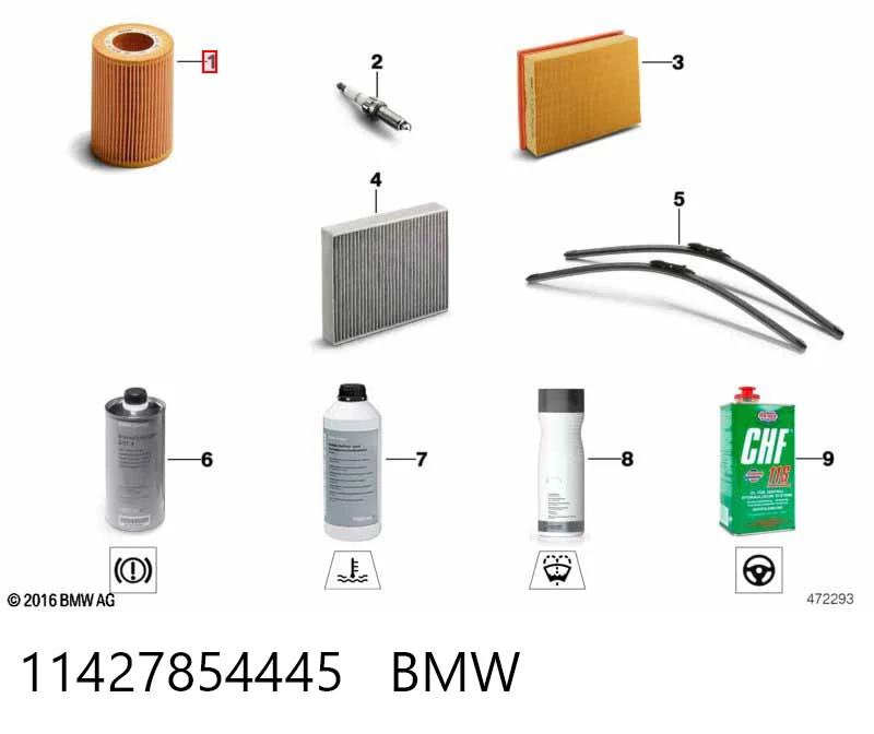 11427854445 BMW Filtr oleju