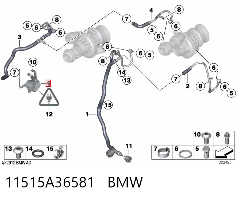 11515A36581 BMW
