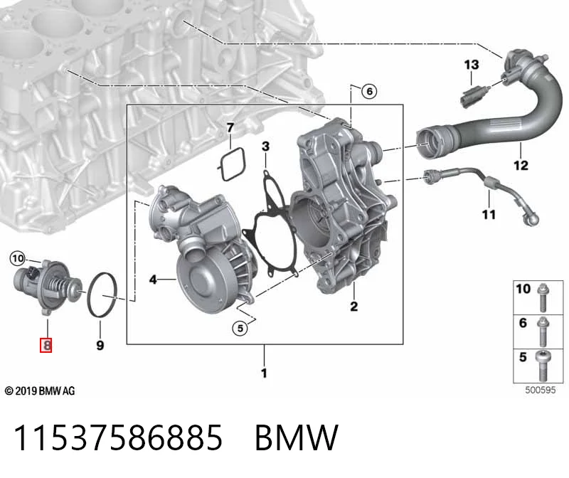 11537586885 BMW Termostat