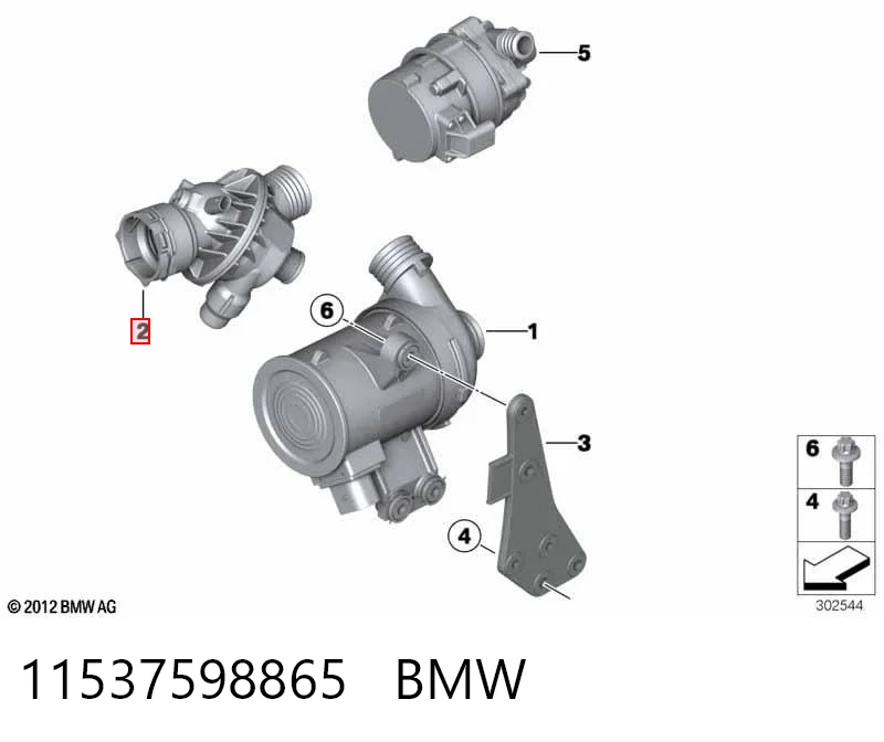 11537598865 BMW Termostat