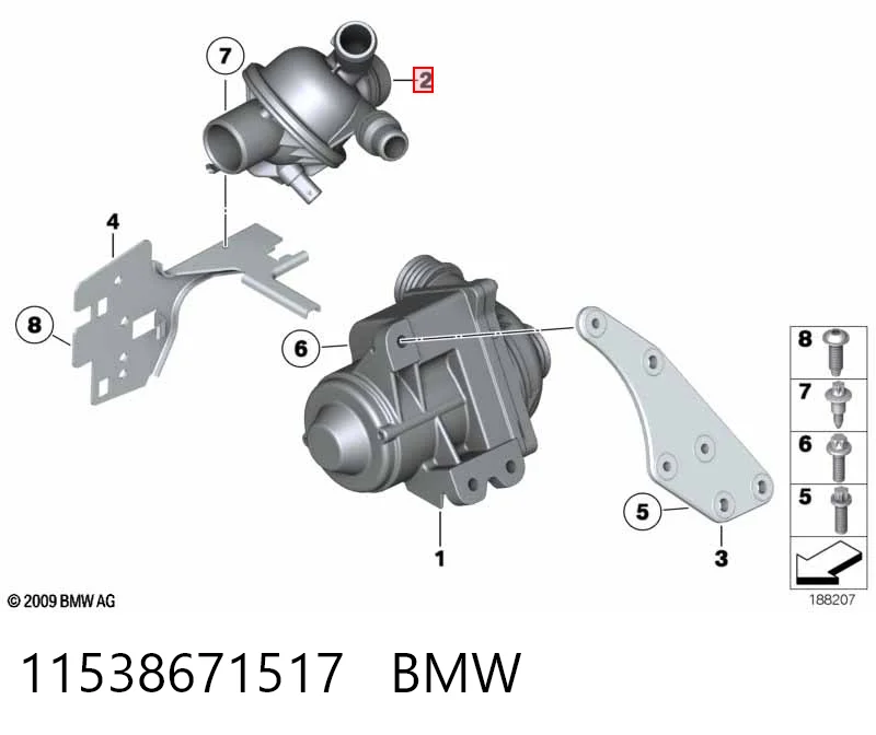 11538671517 BMW Termostat