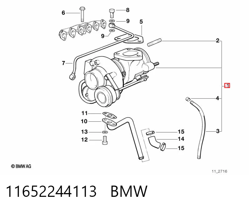 Turbina 4917706501 Mitsubishi