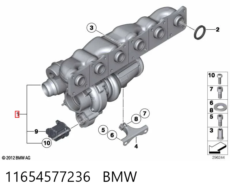 11654577236 BMW Turbina