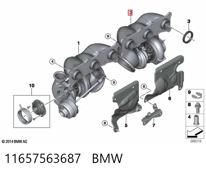 11657563687 BMW Turbina