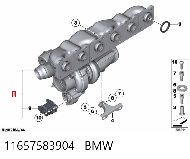11657583904 BMW Turbina