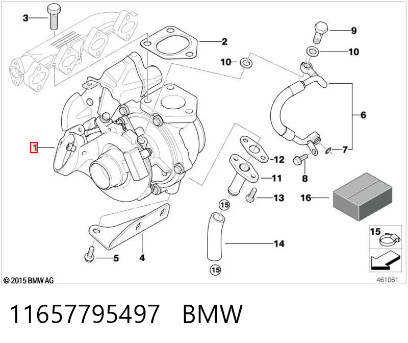 11657795497 BMW Turbina