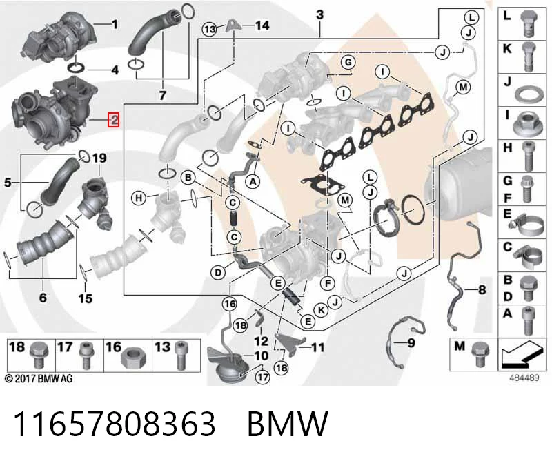 11657808363 BMW Turbina