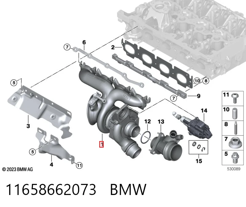 Do koszyka Turbina BMW 7  G11, G12