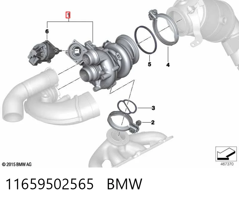 Turbina do BMW X5  G05, F95