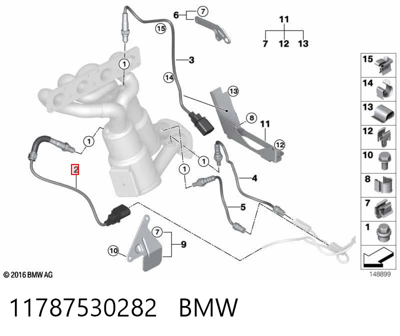 11787530282 BMW Sonda lambda czujnik tlenu przed katalizatorem
