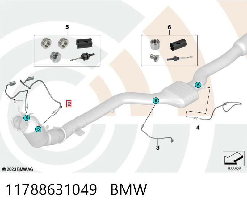 11788631049 BMW Sonda lambda czujnik tlenu po katalizatorze
