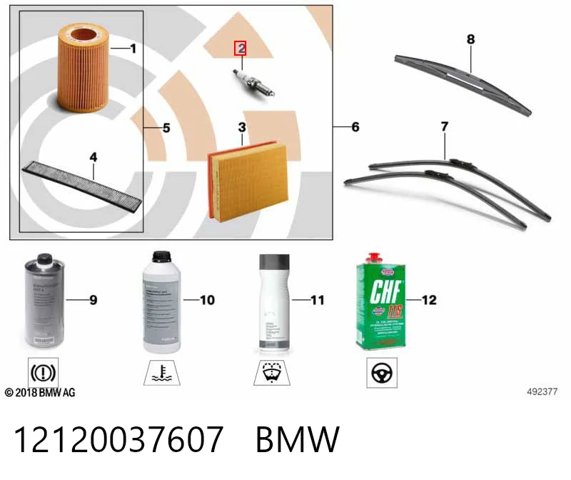 12120037607 BMW Świeca zapłonowa