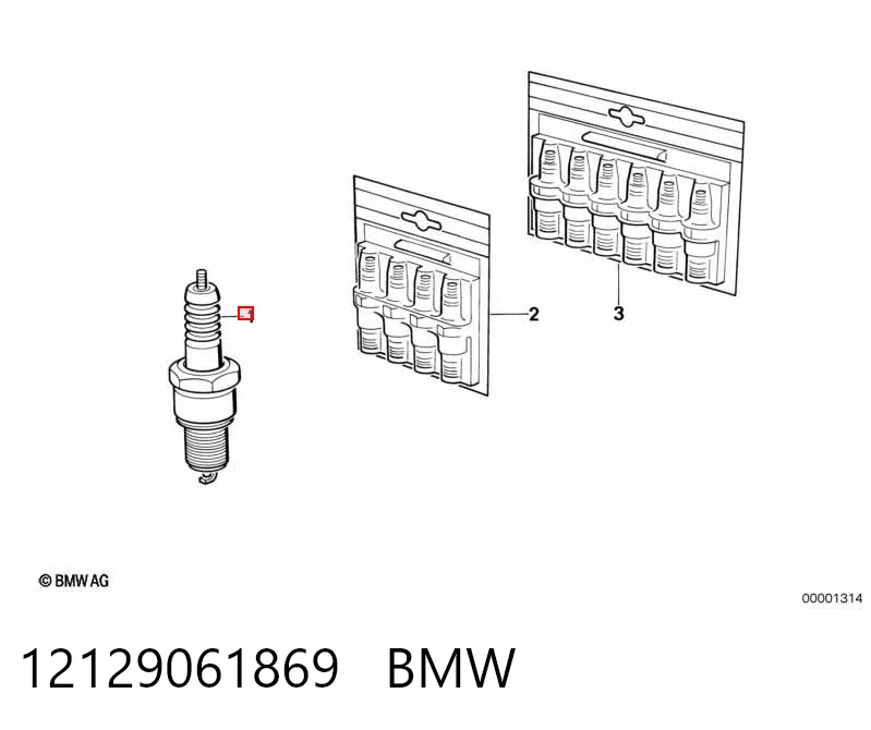 12129061869 BMW Świeca zapłonowa