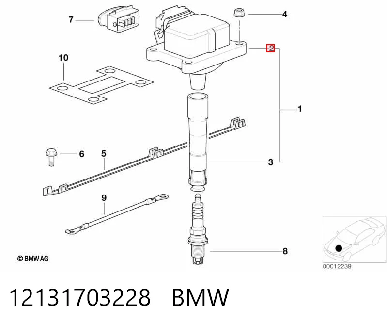 12131703228 BMW Cewka zapłonowa