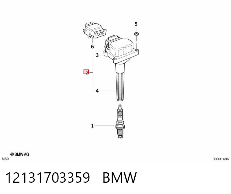 12131703359 BMW Cewka zapłonowa