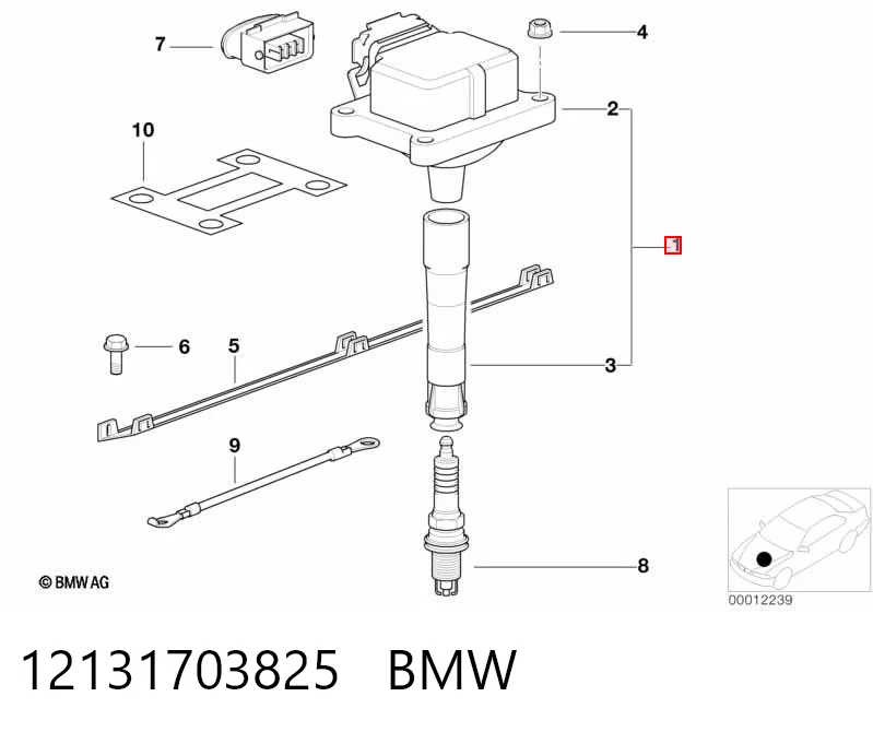12131703825 BMW Cewka zapłonowa