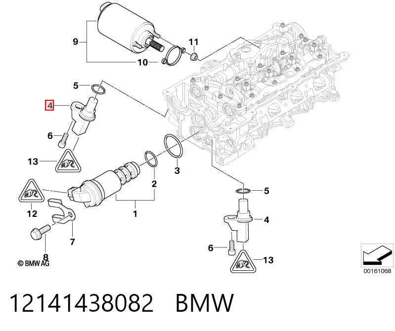 12141438082 BMW Czujnik położenia wałka rozrządu