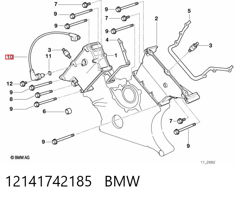 12141742185 BMW Czujnik położenia wałka rozrządu