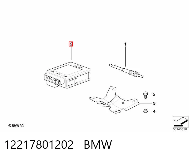 12217801202 BMW Przekaźnik świec żarowych