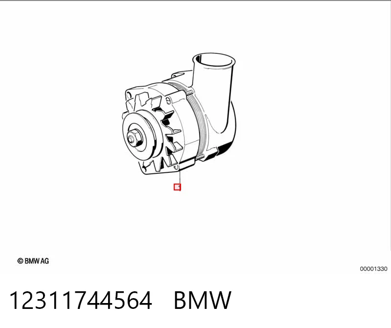12311744564 BMW Alternator